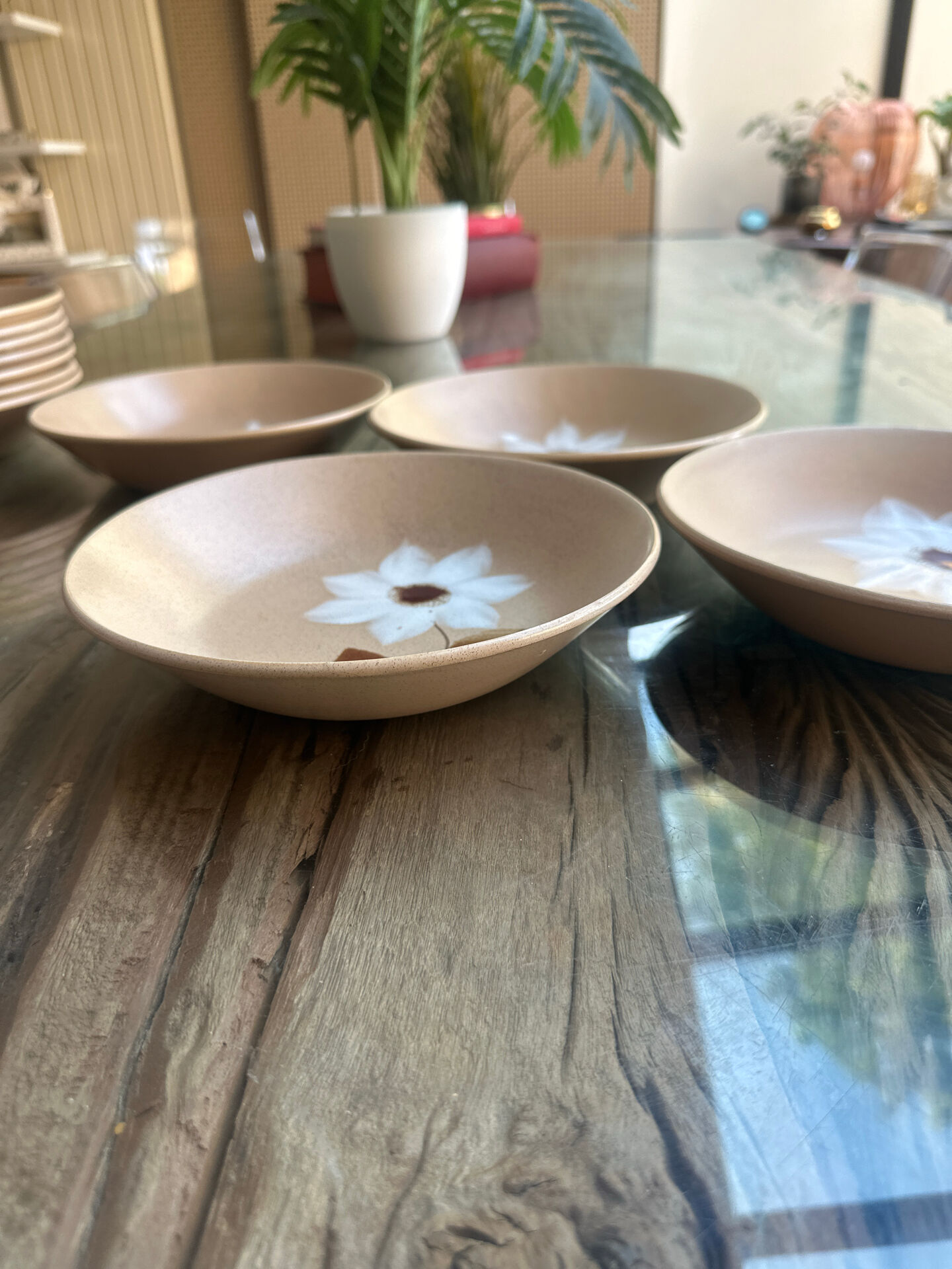 Handmade stoneware plate