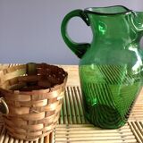 Vintage green pitcher