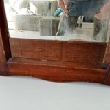 Miroir ancien en bois rustique
