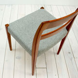 1960s Swedish garmi teak dining chairs by Nils Jonsson for Troeds, set of 6