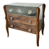 60s mirrored chest of drawers