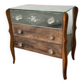60s mirrored chest of drawers