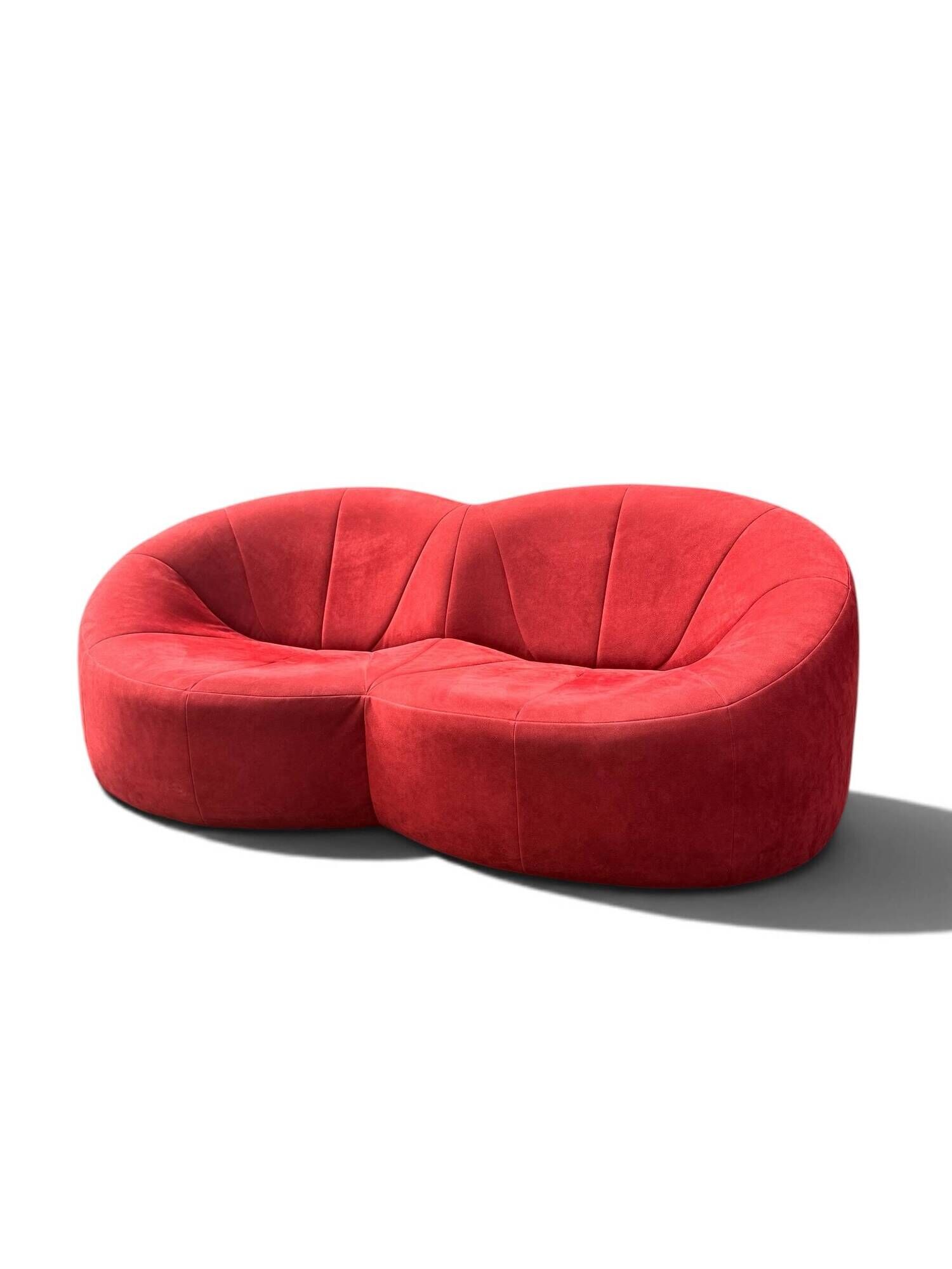 Red Pumpkin Sofa for 2 - Pierre Paulin - Ligne Roset (circa 2000)