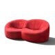 Red Pumpkin Sofa for 2 - Pierre Paulin - Ligne Roset (circa 2000)
