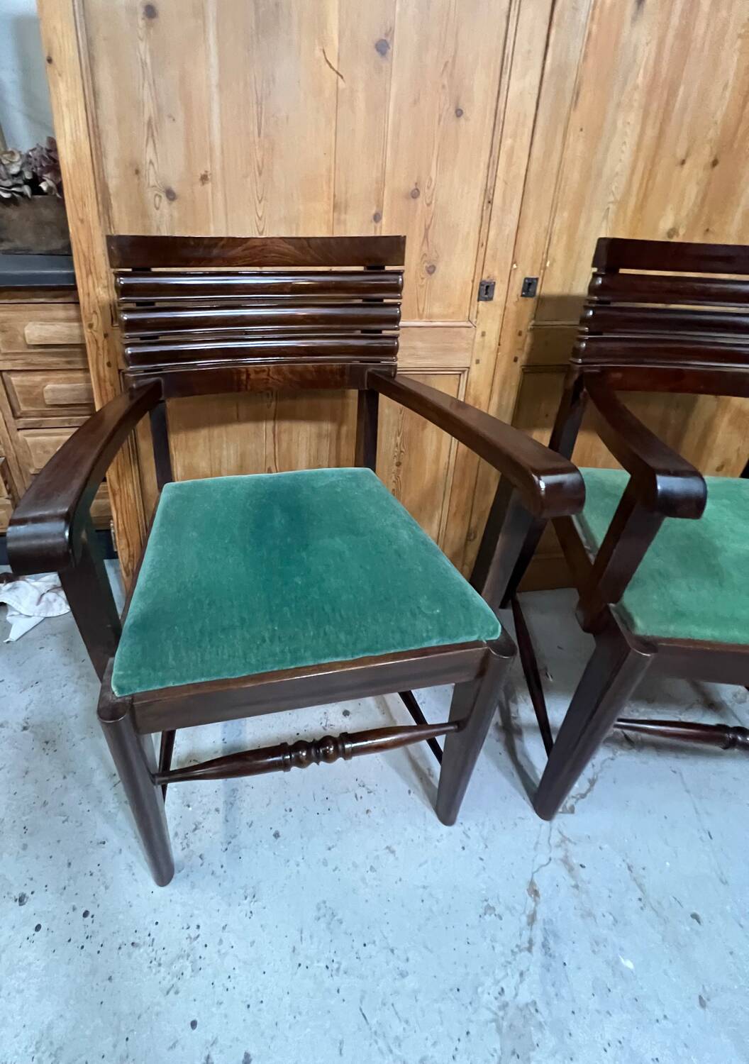 Pair of Gaston Poisson armchairs