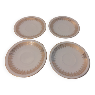 Set of 4 Bavaria saucers