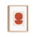 Painting on paper - abstract painting - Zoé signed Eawy