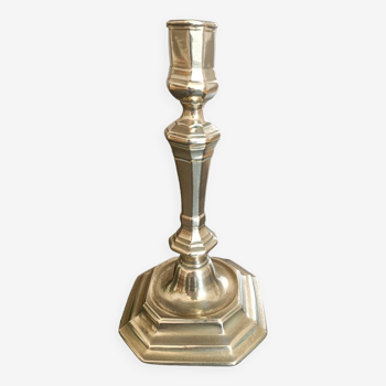 Louis XIV style brass candle holder