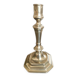 Bougeoir en laiton de style louis XIV