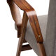 Tatra armchair with footrest