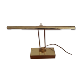Italian vintage adjustable brass desk lamp