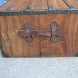 Old travel trunk