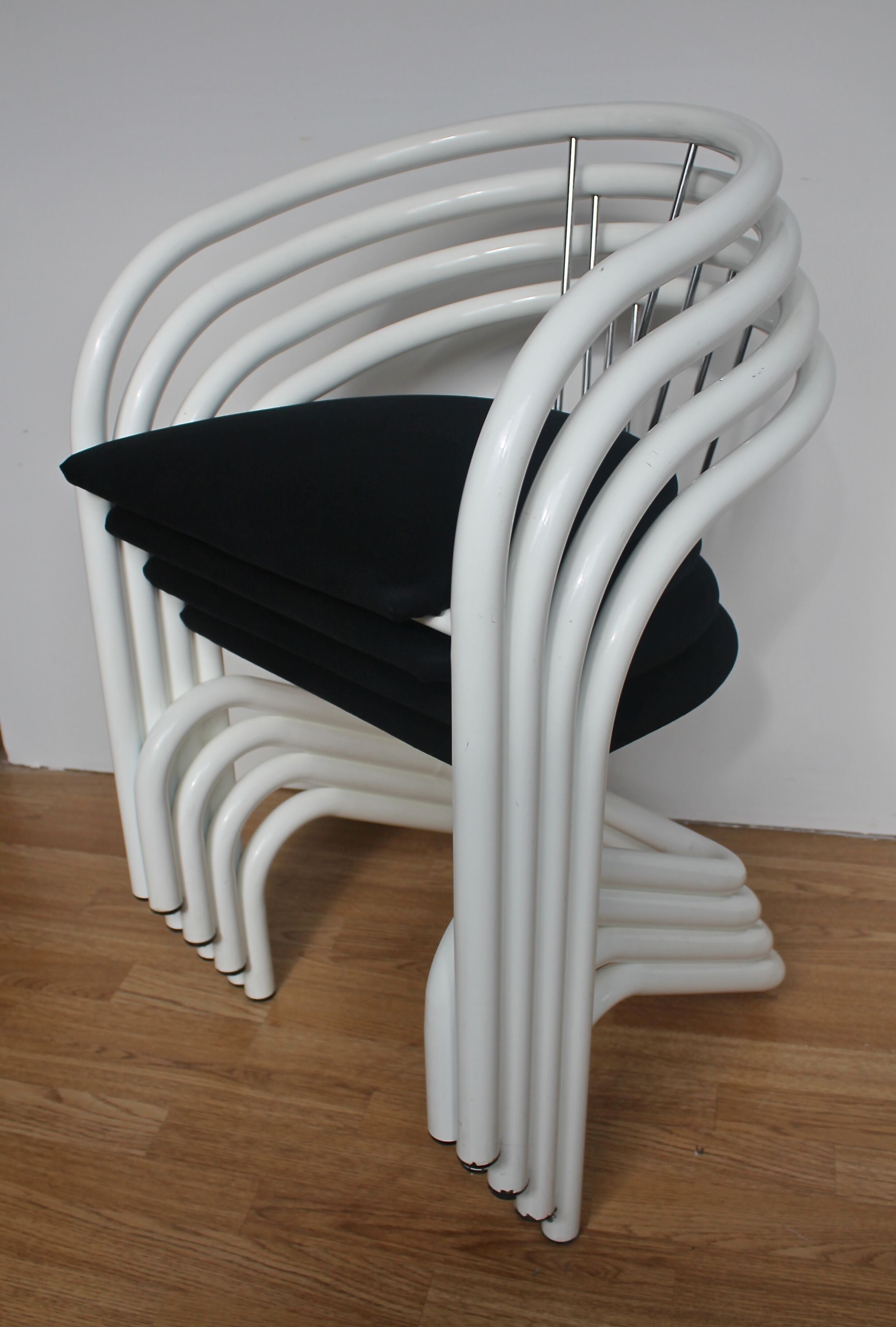 Serie De 4 Chaises Vintage 70 S Xcol Danemark Selency