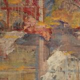 Andrea Spinelli, Italian Abstract Urban Expressionist, 20th Century, Acrylic & Canvas