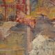 Andrea Spinelli, Italian Abstract Urban Expressionist, 20th Century, Acrylic & Canvas
