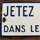 Plaquette émaillée d’école