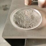 Glass dish by Arnaldo Pomodoro Ars D Milano