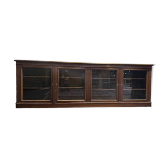 Walnut sideboard - Trade furniture / Napoleon III display cabinet