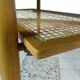 Wilhelm Knoll Side or Coffee Table with Lower Shelf in Woven Cane, Germany 1950s