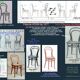 Suite 6 chaises bistrot viennoises J&J Kohn 1885 ca
