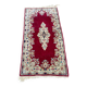 Handmade red Persian wool rug 60x135cm