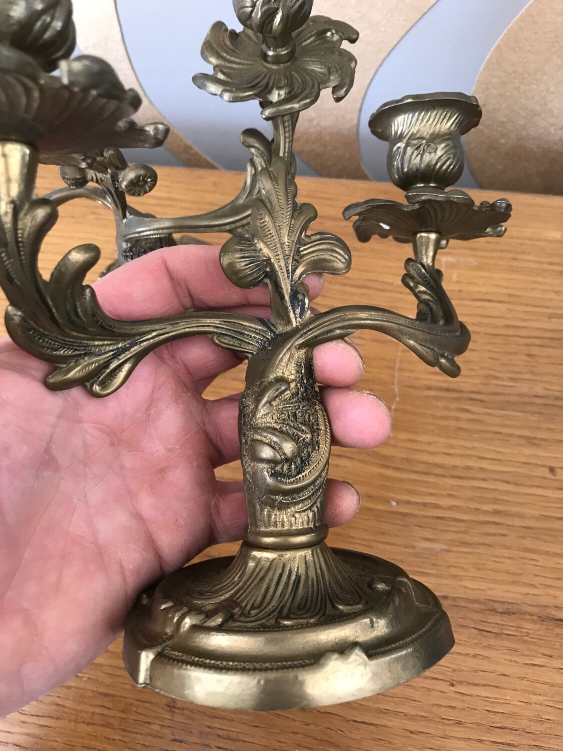 Chiseled candlestick