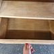Wooden bedside table