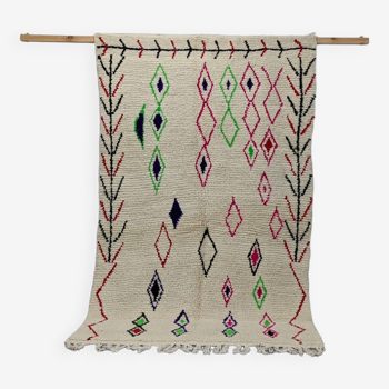 Tapis Marocain berbère 230 x 140 cm tapis Azilal en laine