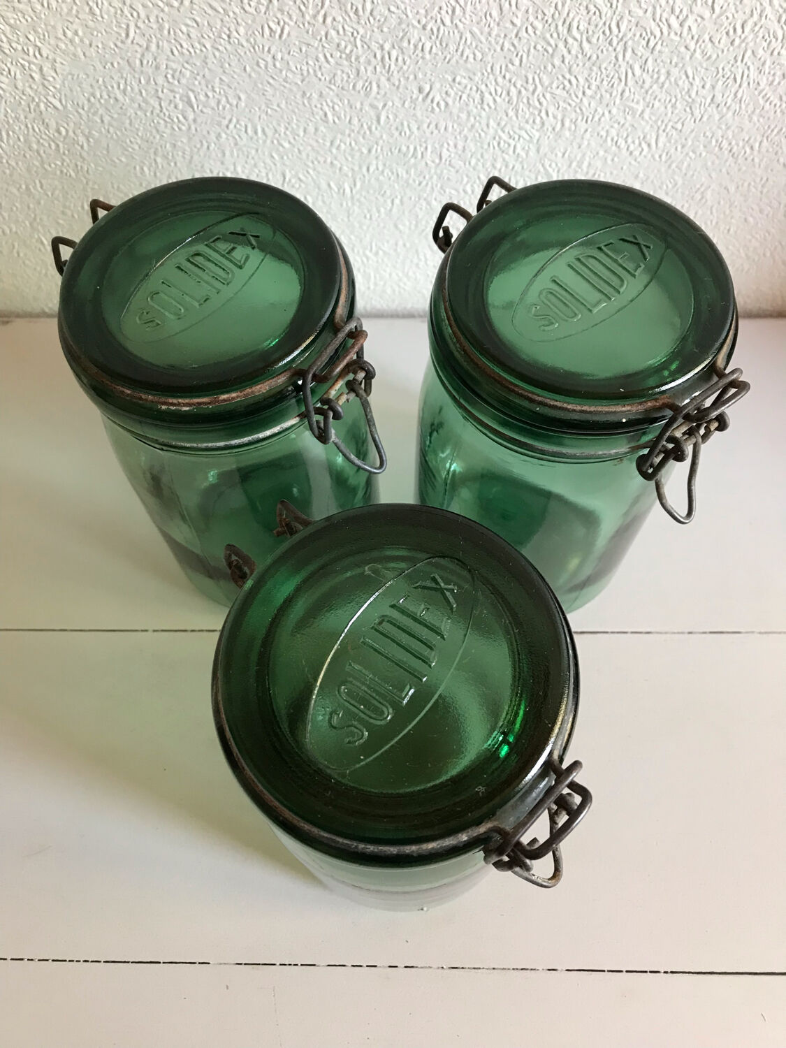 Set of 3 jars Solidex
