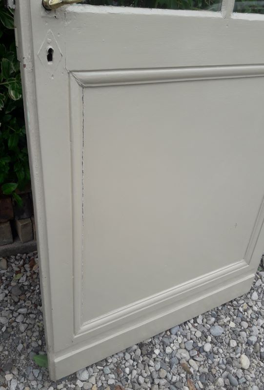 Old glazed communication door, 81x224cm