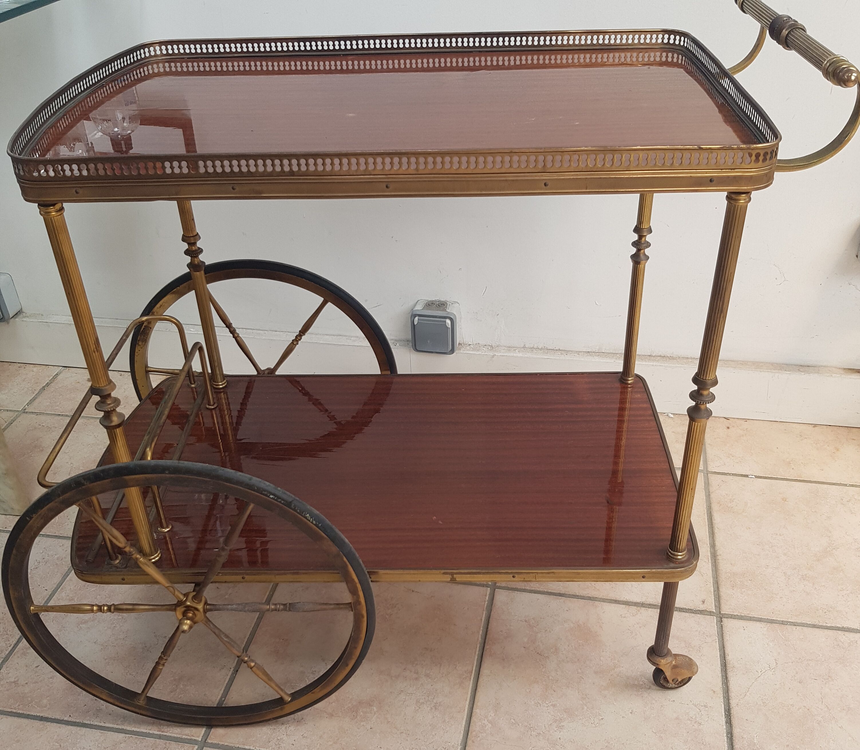 Vintage serving table 1960