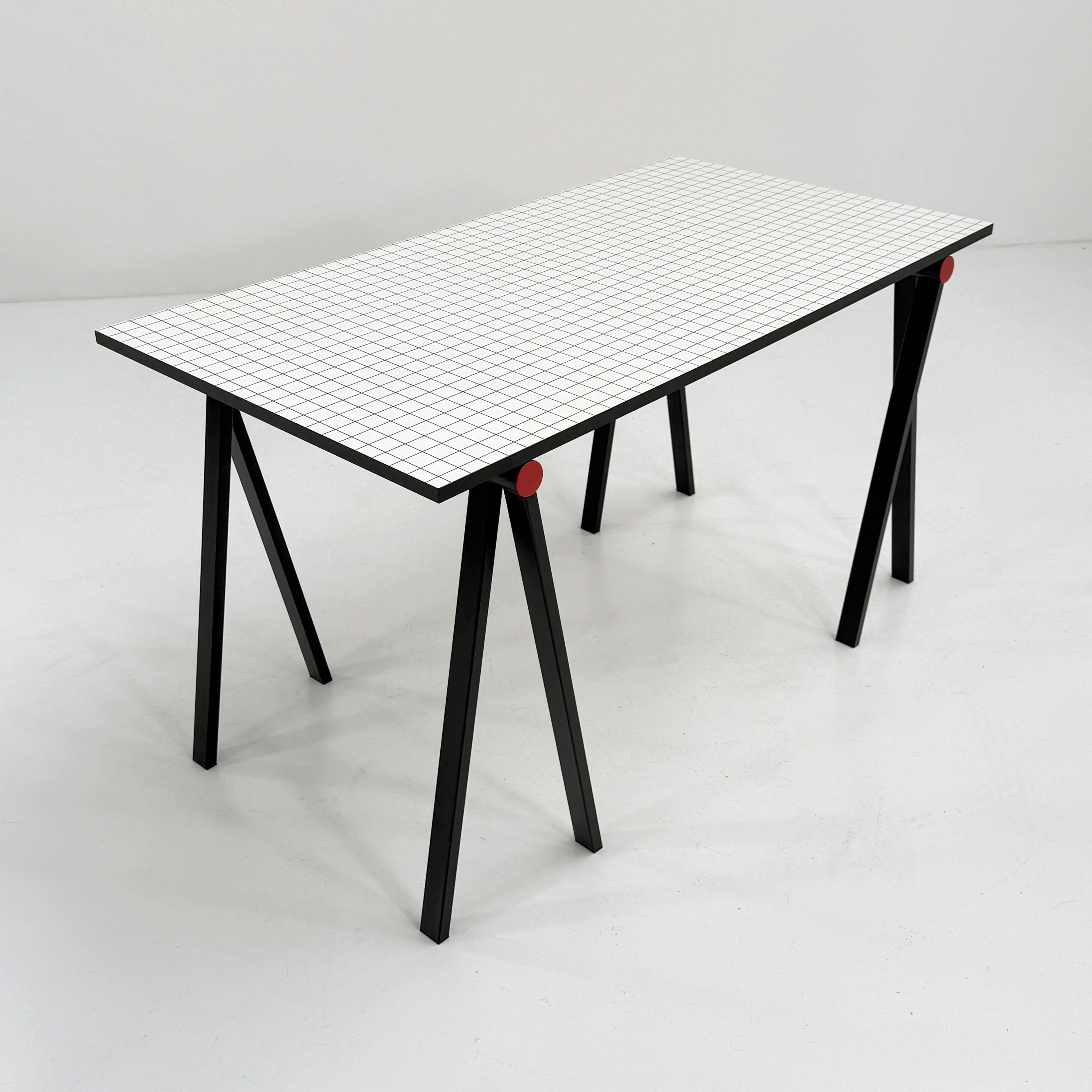 "Trestle" desk by Rodney Kinsman for Bieffeplast, 1980