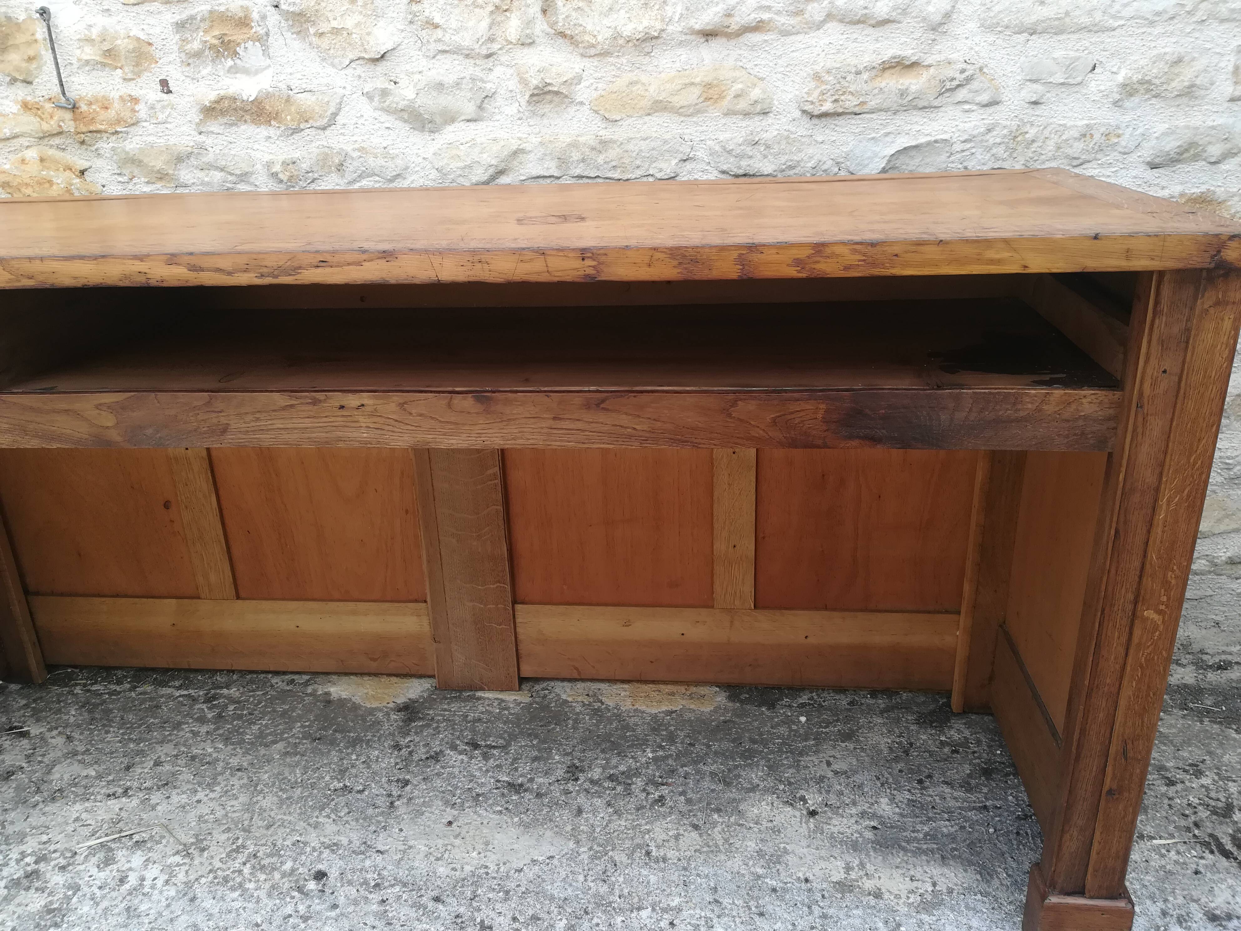 Comptoir en chêne