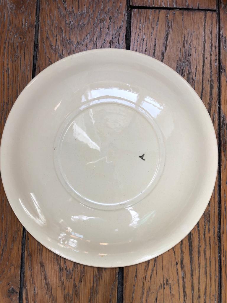 11 plates vintage 40s, floral pattern
