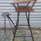 Architect's desk with integrated stool