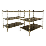 Pair of side tables circa 1950 Maison Baguès