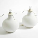 Lampes de table Leucos Paralume originales des années 1980, fabriquées en Italie | hauteur