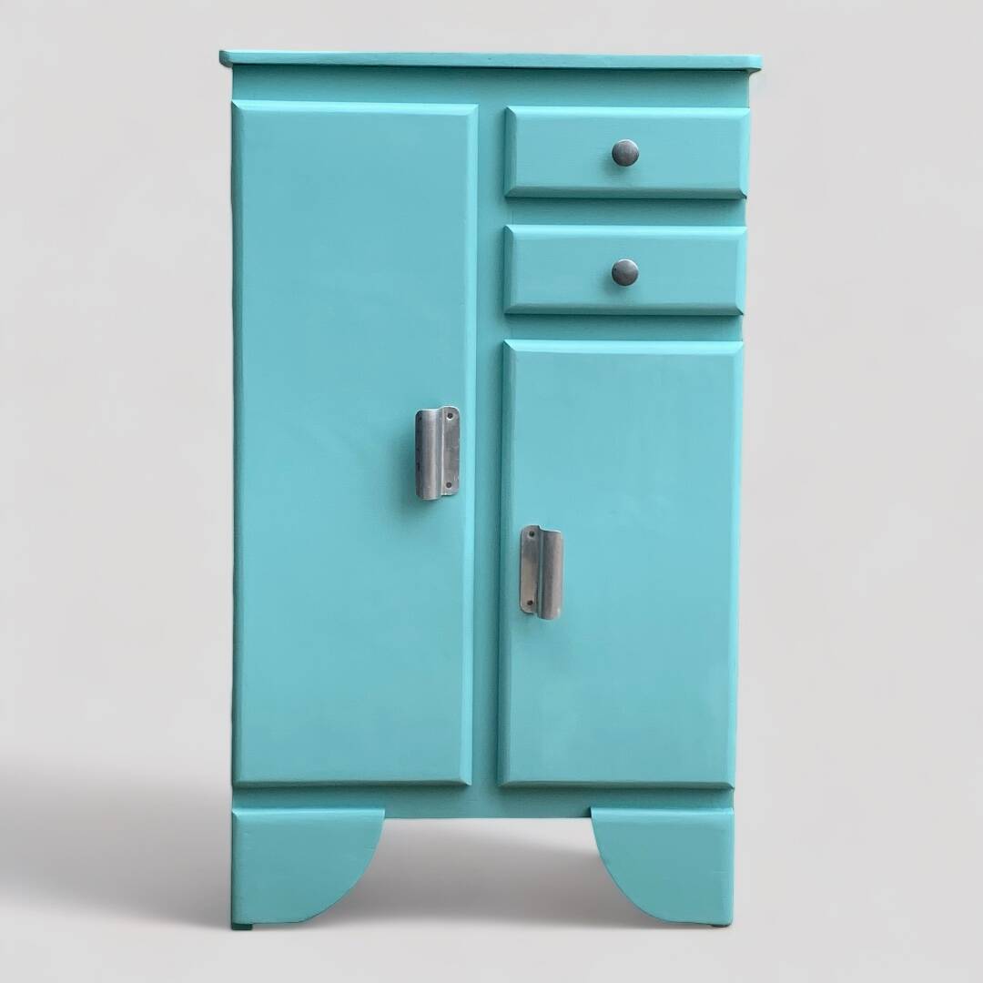 Mado turquoise sideboard vintage 1950