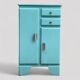 Mado turquoise sideboard vintage 1950