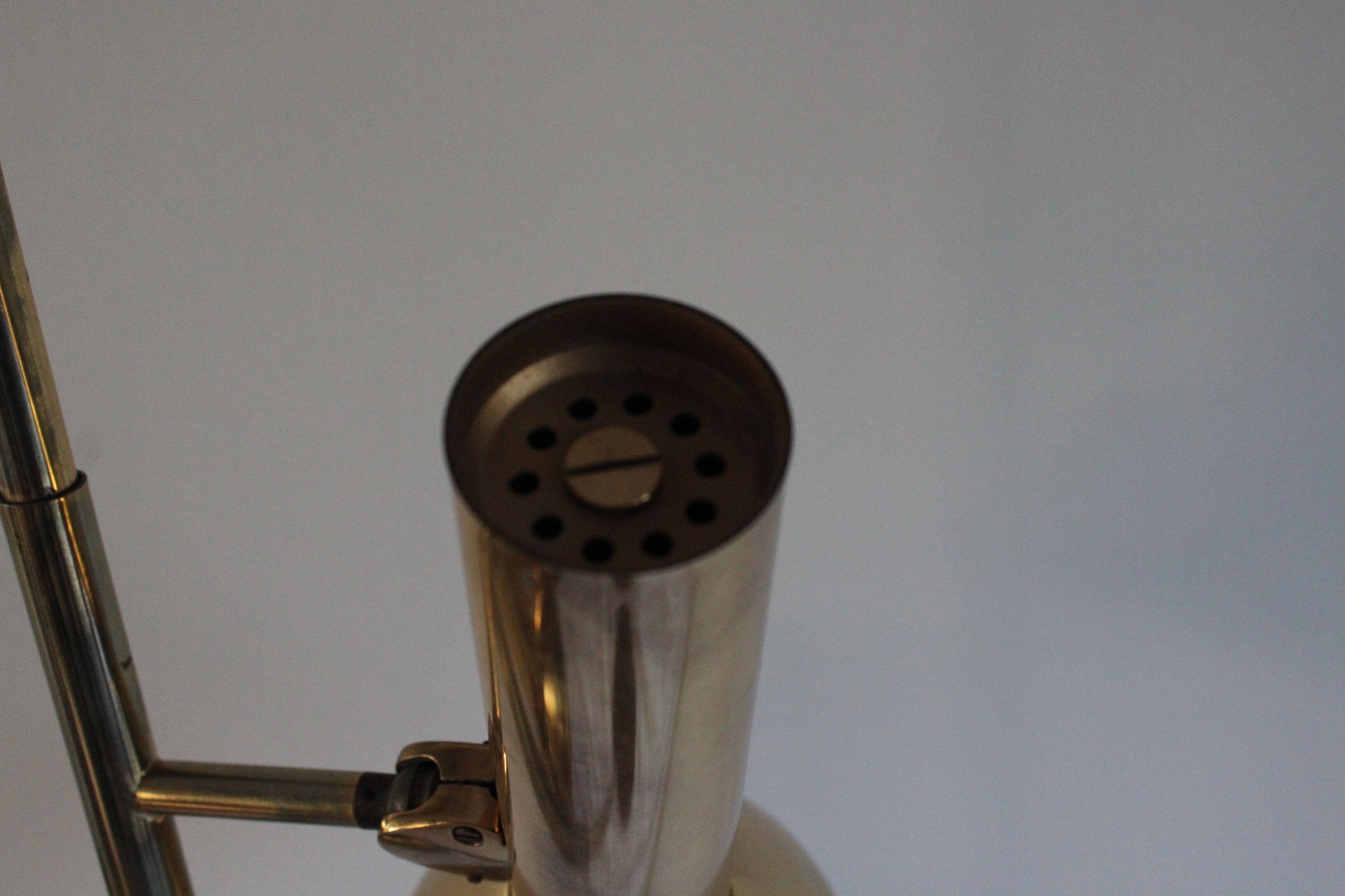 Vintage brass floor lamp italian design