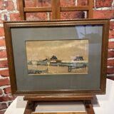Framed by a landscape