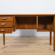 Mid-Century Danish Freestanding Teak Desk, 1960s