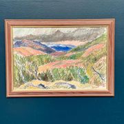 Original Swedish Oil On Panel – Jämtland By John Hedman – Dated 1946