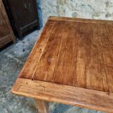 Antique French farmhouse dining table – Walnut work table, late 19th century