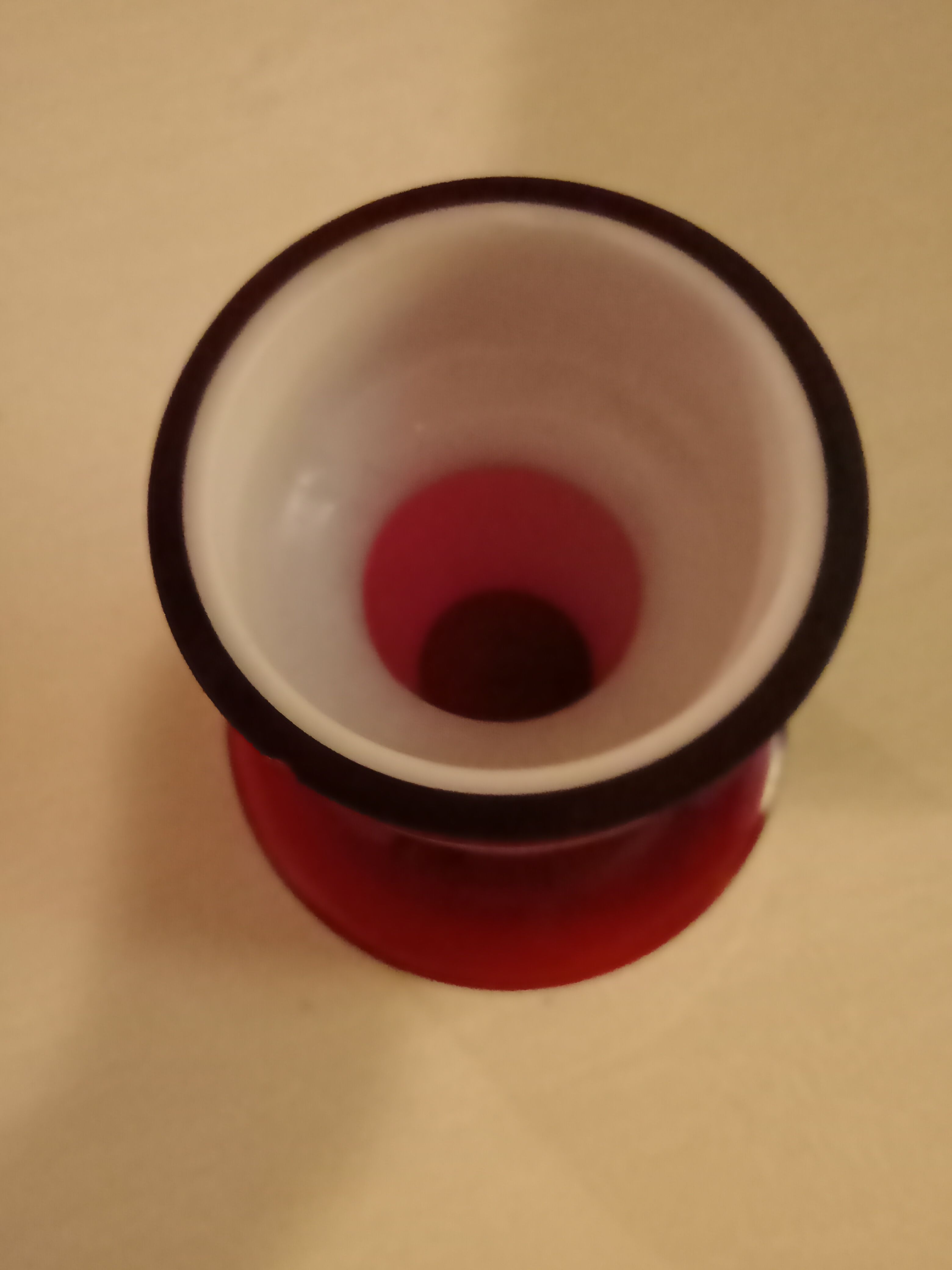 Glass vase or candle holder