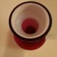 Vase ou bougeoir en verre