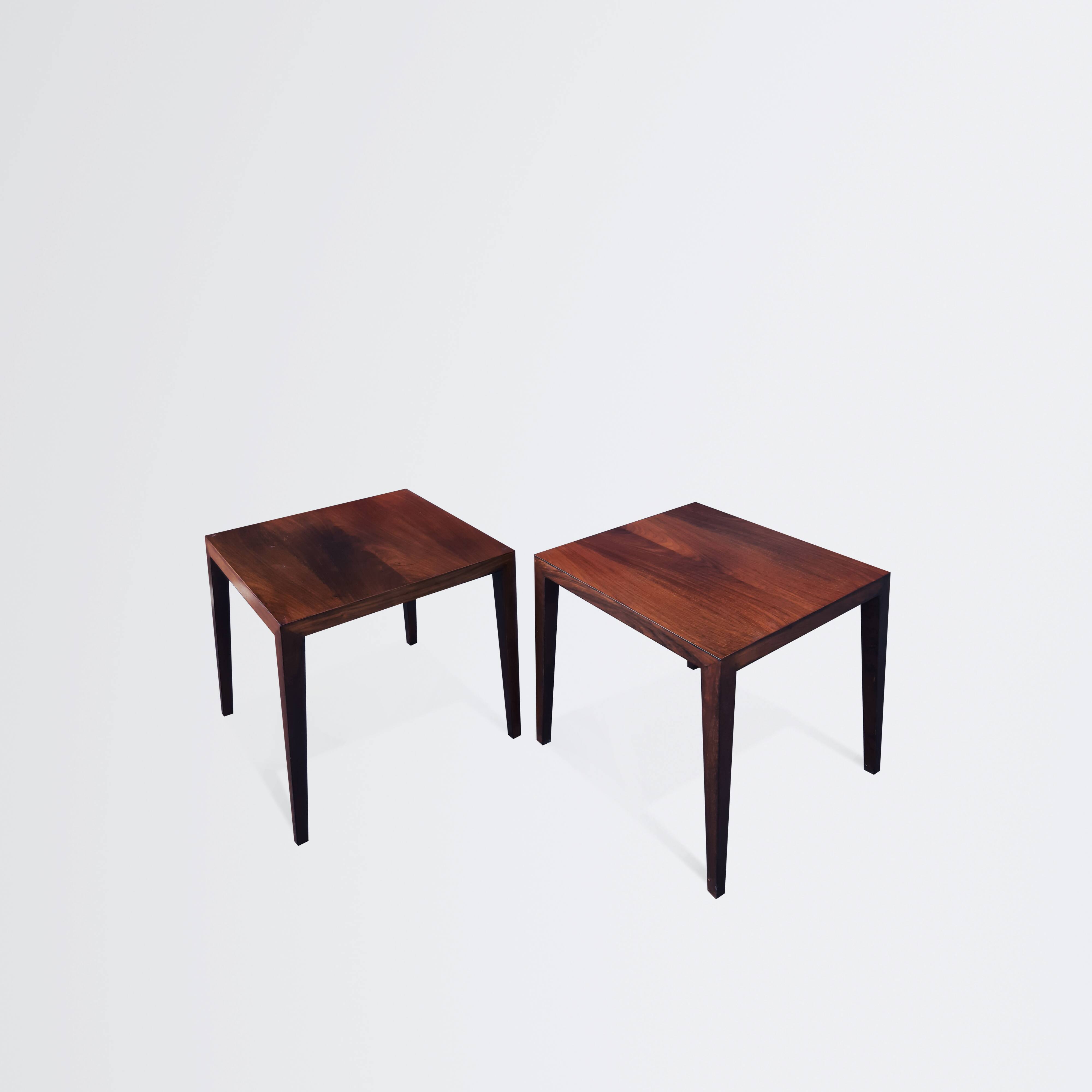 Pair of side tables model no 162 by Severin Hansen (Danish, 1903 - 1979)