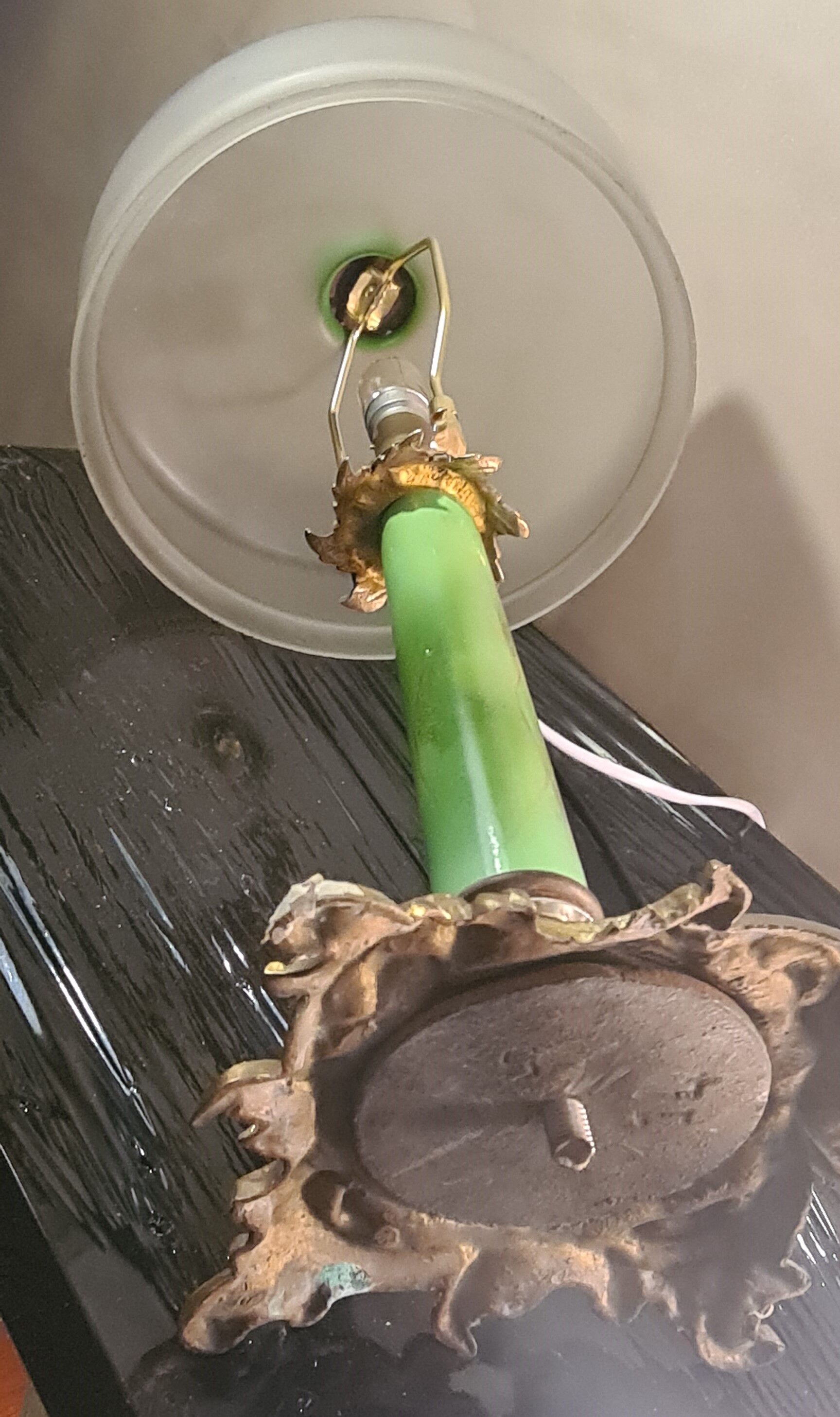 Napoleon bronze lamp from 1900 to 30