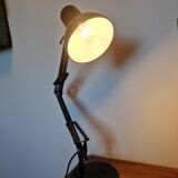 Black vintage articulated desk lamp