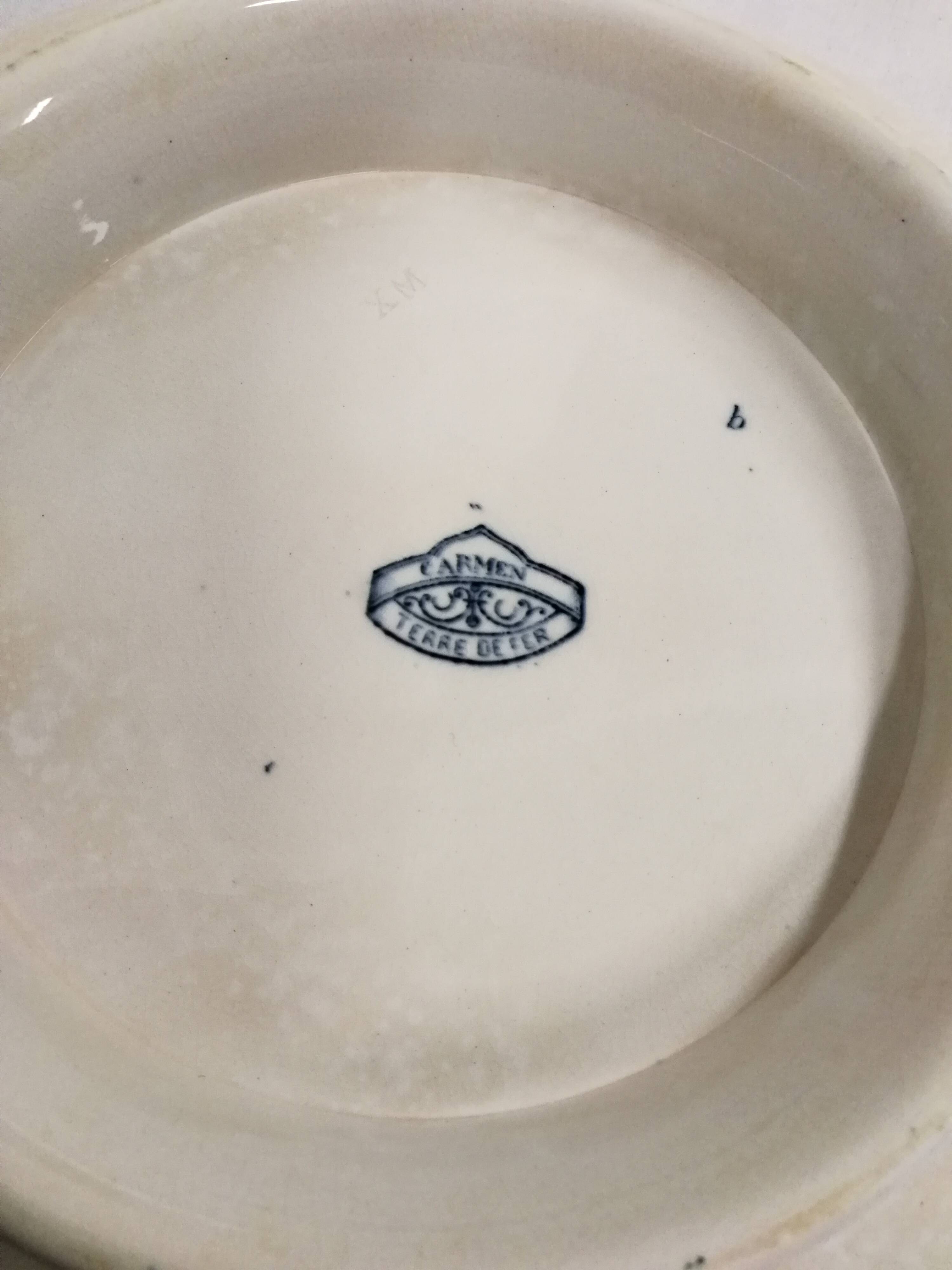 Pie dish, Terre De Fer compotier Carmen model